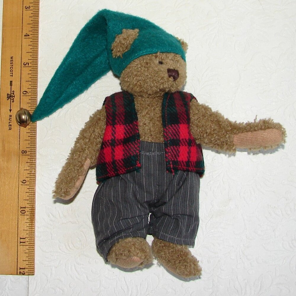 Ganz Teddy Bear 'ELMER' 7.5" PLUSH, Cottage Collectibles by Lorraine 1995